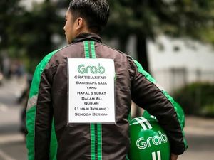 Abang Ojol Ini Gratiskan Penumpang yang Hafal 5 Surat Alquran