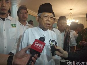 Maruf Amin Bersyukur Media Sosial Dibatasi untuk Hindari Provokasi