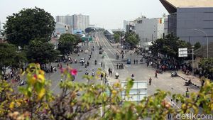 Suasana di Kawasan Jalan Jatibaru Mulai Kondusif