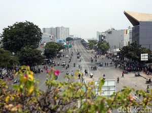 Suasana di Kawasan Jalan Jatibaru Mulai Kondusif