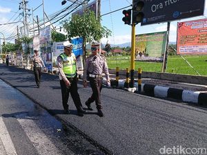 Perbaikan Jalur Mudik Lebaran di Trenggalek Dikebut