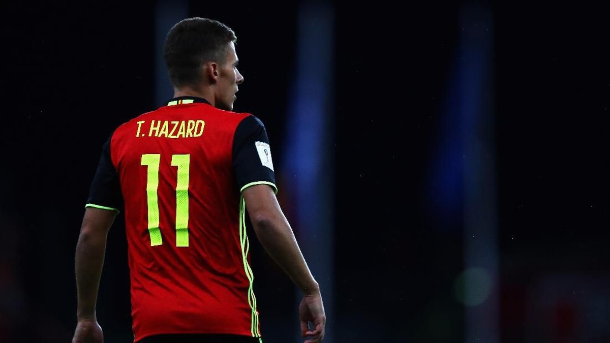 Thorgan Hazard gabung Borussia Dortmund. (Foto: Dean Mouhtaropoulos/Getty Images)