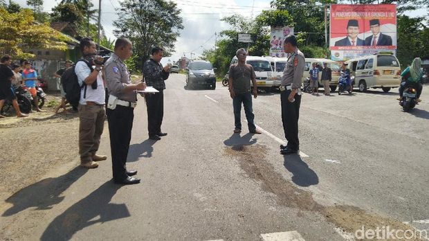 Bayi Tewas Mengenaskan Terlindas Truk Pasir di Ciamis