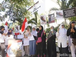 Massa Ratu Adil Aksi Damai di Surabaya, Doakan 6 Korban Tewas di Jakarta