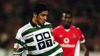Mario Jardel melesakkan 42 gol pada musim 2001/2002 dengan kostum Sporting CP. Jumlah gol itu mengantarkannya ke raihan Sepatu Emas Eropa. (Foto: Nuno Correia/Getty Images)