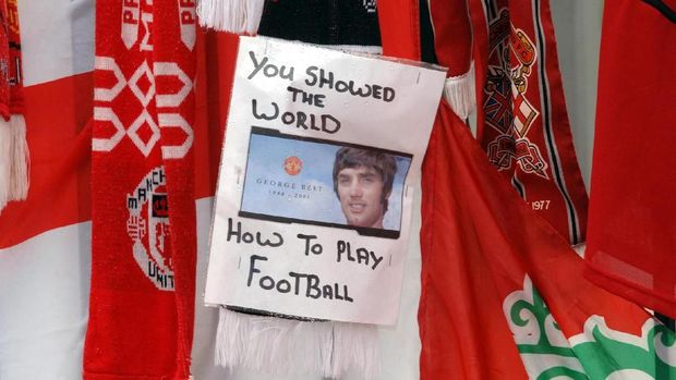 George Best salah satu pemain terbaik yang pernah dimiliki Man United.