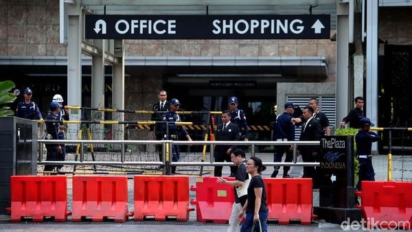 Begini Potret Perkantoran di Sekitar Bawaslu yang Tutup