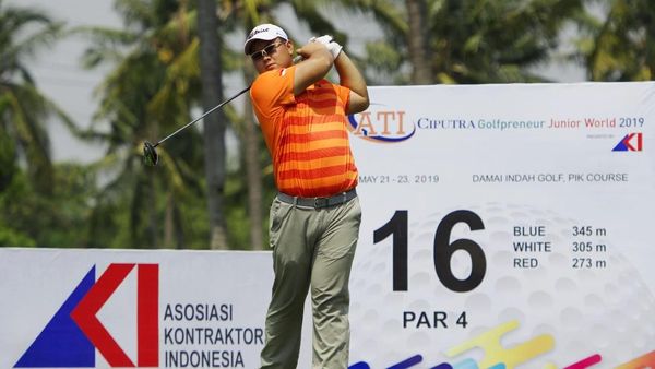 Kentaro Pimpin Klasemen ATI Ciputra Golfpreneur Junior World 2019