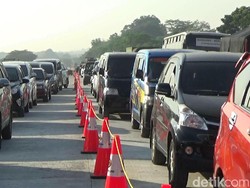 Melihat dari Langit Kepadatan Arus Balik di GT Kalihurip Utama