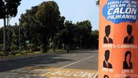 Jalan Merdeka Barat Ditutup Jelang Gugatan BPN ke MK
