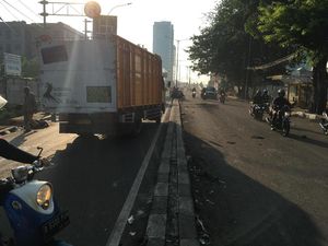 Situasi Kondusif, Begini Suasana di Flyover Slipi