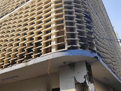 Penampakan Gedung Bawaslu Gosong-Bolong Pasca Kerusuhan 22 Mei