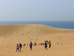Pemerintah Jepang Kesal, Ada Ukiran Nama di Gurun Pasirnya