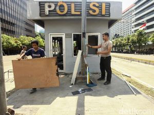 Rentetan Antisipasi Polisi Agar Kerusuhan saat Demo Tak Terulang Rentetan Antisipasi Polisi Agar Kerusuhan saat Demo Tak Terulang