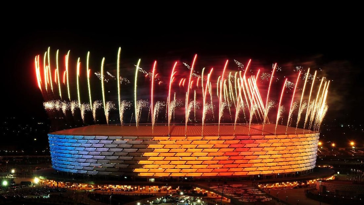 Baku National Stadium, venue Final Liga Europa 2018/2019 (Dan Mullan/Getty Images for BEGOC)