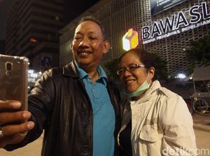 Kondusif, Gedung Bawaslu Jadi Sasaran Selfie