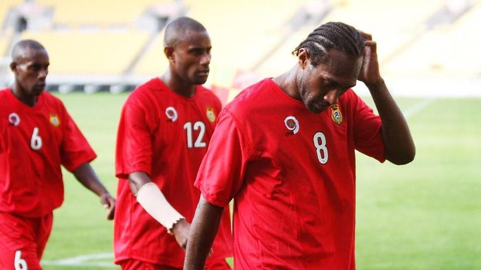 Dokumentasi Timnas Vanuatu pada 2007. (Foto: Marty Melville/Getty Images) Dokumentasi Timnas Vanuatu pada 2007. (Foto: Marty Melville/Getty Images)