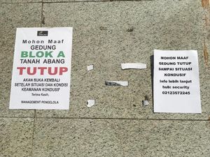 Merasa Kondisi Aman, Pedagang Berharap Pasar Tanah Abang Segera Buka