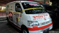 Ambulans Milik Gerindra Mejeng di Polda Metro Jaya