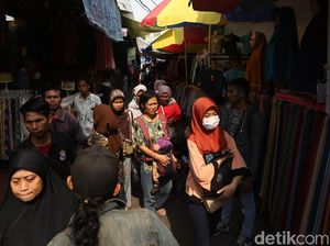 Pasca Aksi 22 Mei, PKL Tanah Abang Kembali Berdenyut