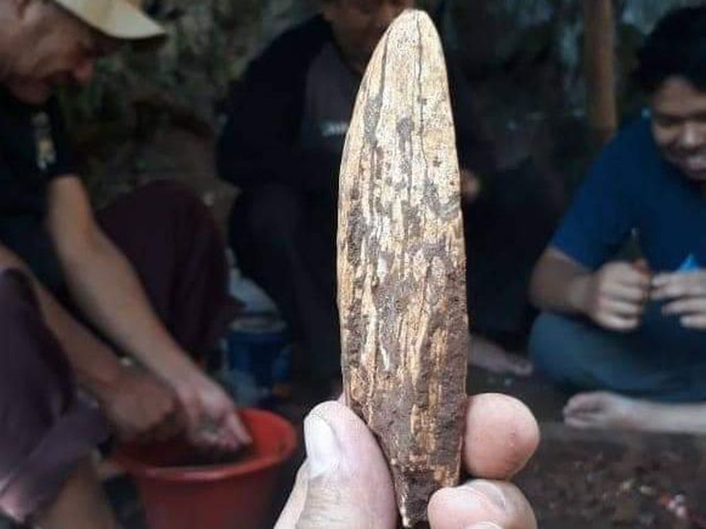 Mata Tombak Manusia Purba Ditemukan Tim Arkeolog di Gua Pawon Mata Tombak Manusia Purba Ditemukan Tim Arkeolog di Gua Pawon
