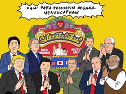 Donald Trump hingga Putin Ucapkan Selamat dan Sukses Buat Jokowi