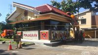 Tim Inafis Polri Olah TKP Mako Brimob Purwokerto