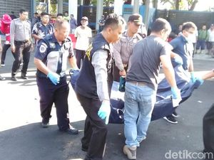 Kernet Tewas Terlindas Bus Parkir di Terminal Tirtonadi