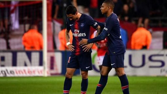 PSG kalah telak di laga penutup musim Liga Prancis (FRANCK FIFE / AFP)