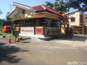 Mako Brimob Purwokerto Diserang, Tim Inafis Polri Olah TKP