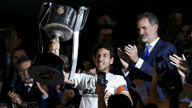 Valencia jadi juara Copa del Rey musim lalu.