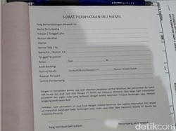 Ibu Hamil Mau Mudik Wajib Bikin Surat Pernyataan, Seperti Ini Contohnya
