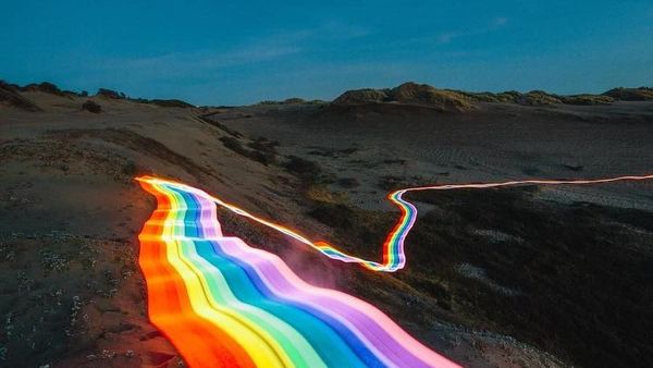 Indah dan Uniknya Teknik Foto Mencipta Pelangi