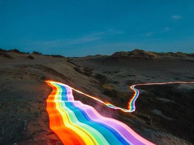 Indah dan Uniknya Teknik Foto Mencipta Pelangi