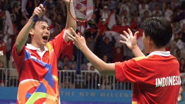 Candra Wijaya/Tony Gunawan berhasil jadi juara Olimpiade Sydney 2000.