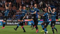 Inter Milan akhirnya lolos ke Liga Champions musim depan usai menundukkan Empoli dengan skor 2-1. Emilio Andreoli/Getty Images.
