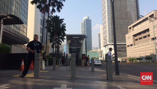 Jalan Thamrin Masih Ditutup, Aktivitas Sekitar Bawaslu Normal