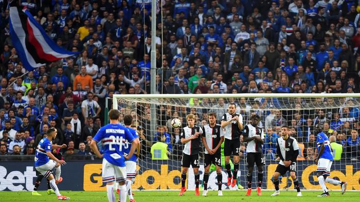 Juventus takluk 0-2 dari Sampdoria di pekan pamungkas Serie A (Massimo Pinca/Reuters)