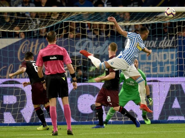 AC Milan saat mengalahkan SPAL 3-2 di lanjutan Liga Italia. (Foto: Tullio M. Puglia/Getty Images)