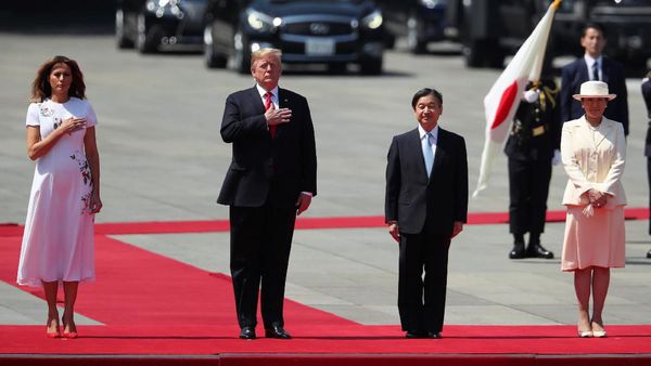 Donald Trump Bertemu Kaisar Jepang Naruhito