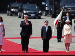 Donald Trump Bertemu Kaisar Jepang Naruhito