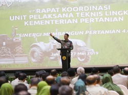 Mentan Minta Jajarannya Bangun Lahan Tidur Berbasis Pertanian 4.0