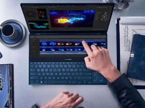 Laptop Asus Ini Punya Dua Layar 4K