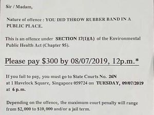 Main Karet Gelang di Tempat Umum, Pria di Singapura Didenda Rp 3 Juta