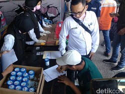 Jelang Arus Mudik, Puluhan Sopir Bus di Cicaheum Negatif Narkoba