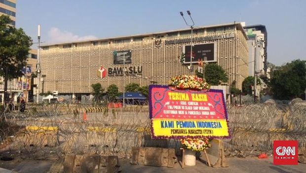 Situasi Kondusif, Perkantoran - Lalin Sekitar Thamrin Normal