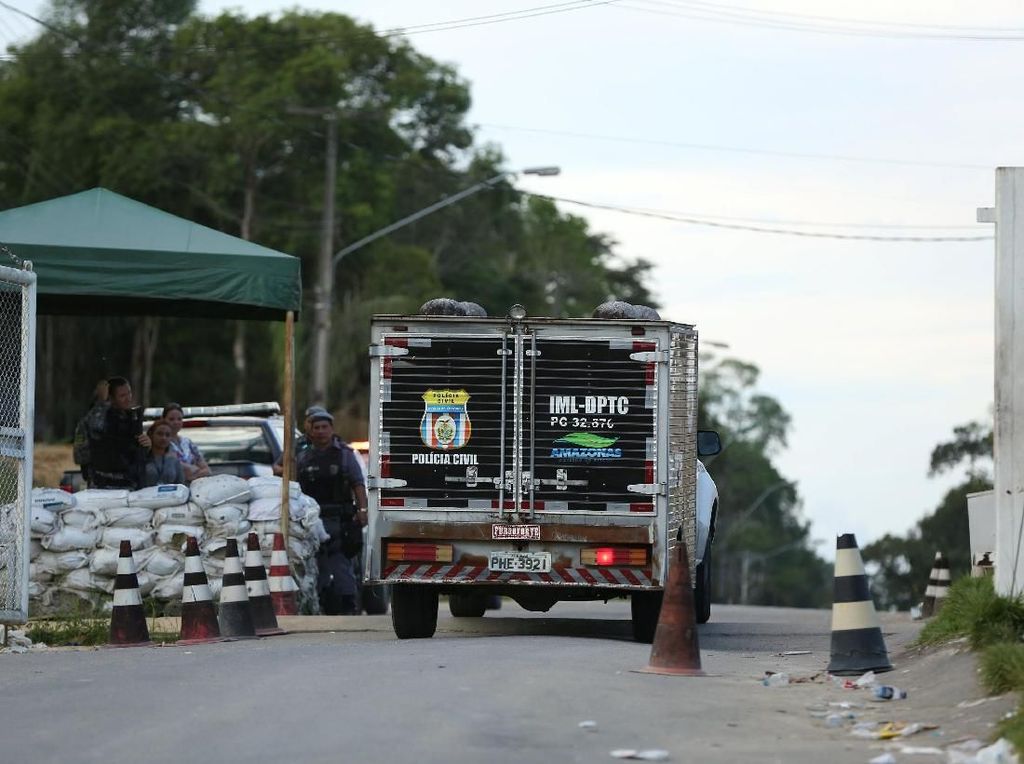 57 Napi Tewas dalam Perkelahian di Penjara Brasil, Kebanyakan Dicekik 57 Napi Tewas dalam Perkelahian di Penjara Brasil, Kebanyakan Dicekik