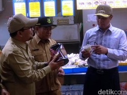 Sidak Penjual Makanan, Walkot Sukabumi: Ada Kemasan Rusak-Penyok