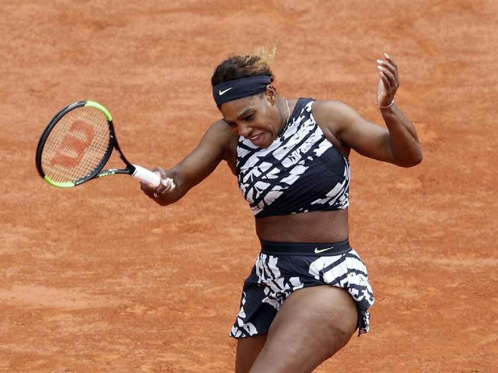 Baju Wakanda Dilarang, Ini Kostum Baru Serena Williams di Prancis Terbuka 2019