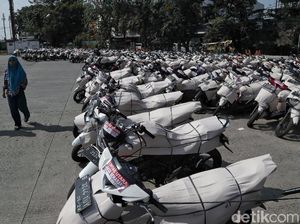Ribuan Motor Siap Mudik Gratis Kemenhub